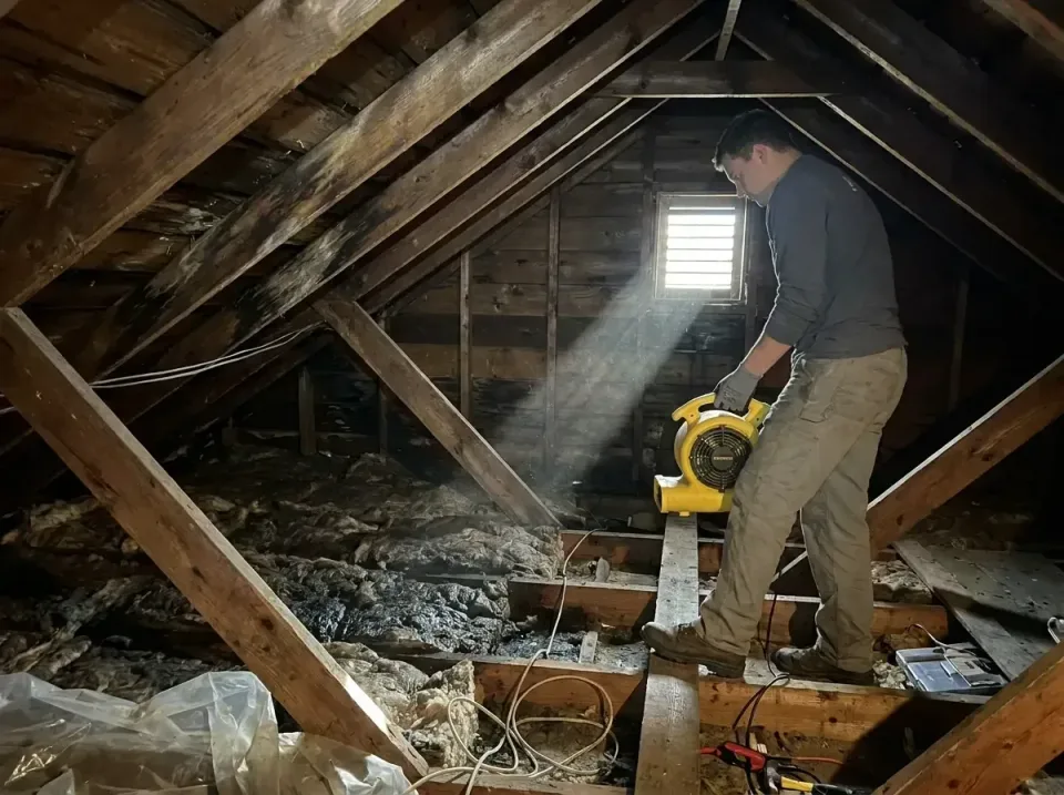 attic-water-damage-drying-proc-007 — frequently asked questions, Emergency Water Extraction & 24/7 Flood Response in Rexburg…